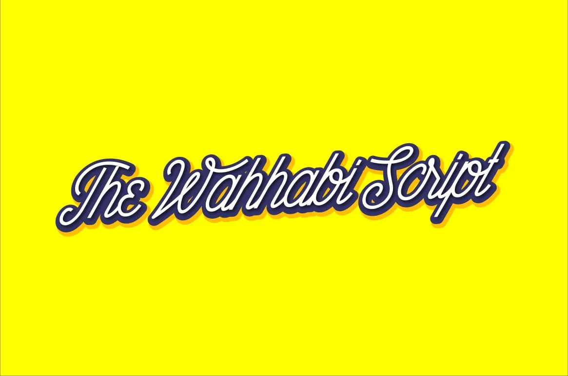 The Wahhabi Script